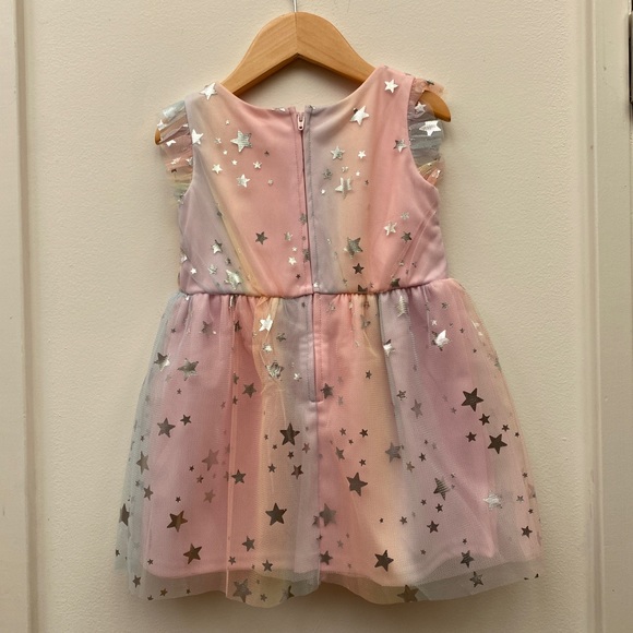THE CHILDREN'S PLACE Star Tulle Party Toddler Girl Dress - Picture 8 of 11